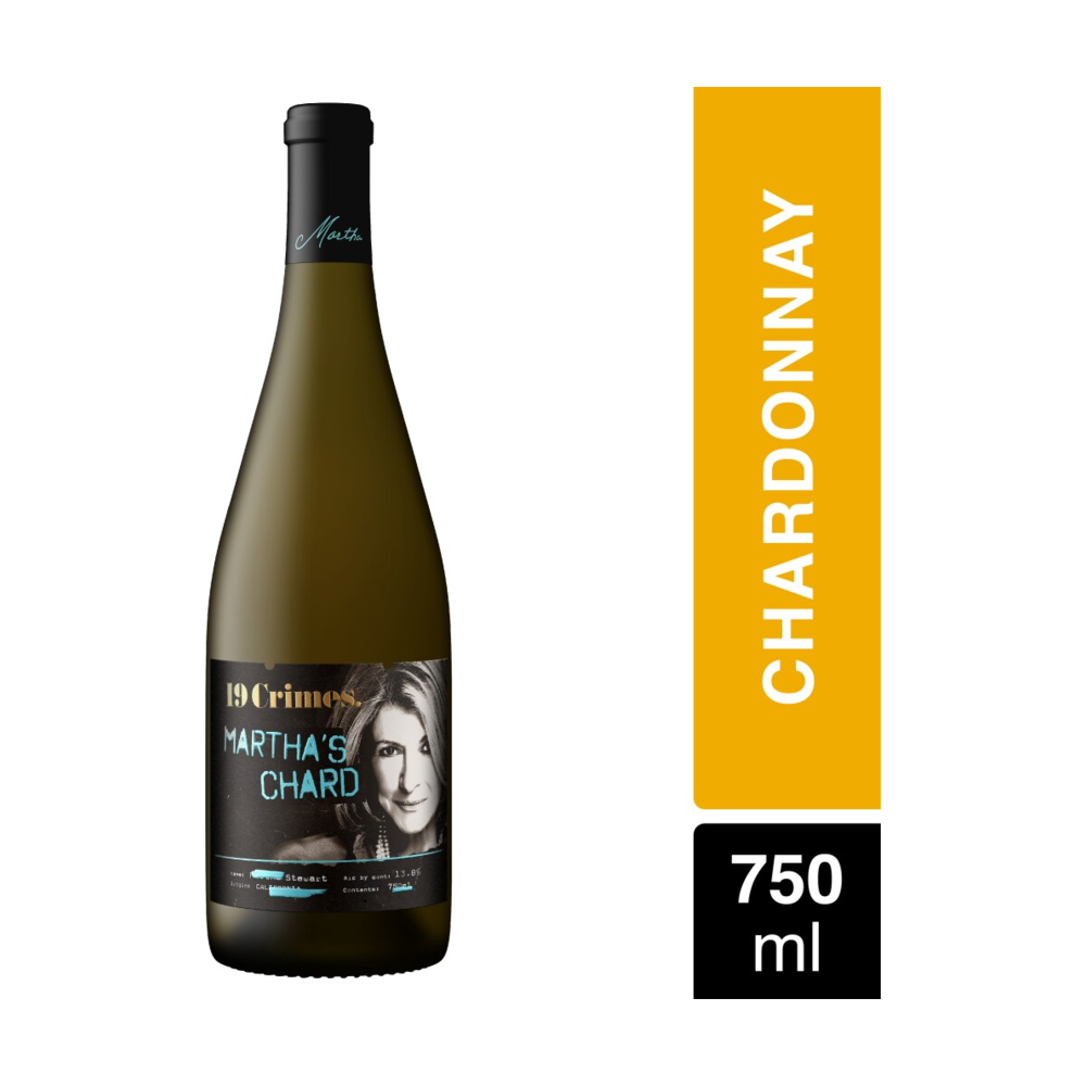 19 Crimes Martha's Chard White Wine bottle
