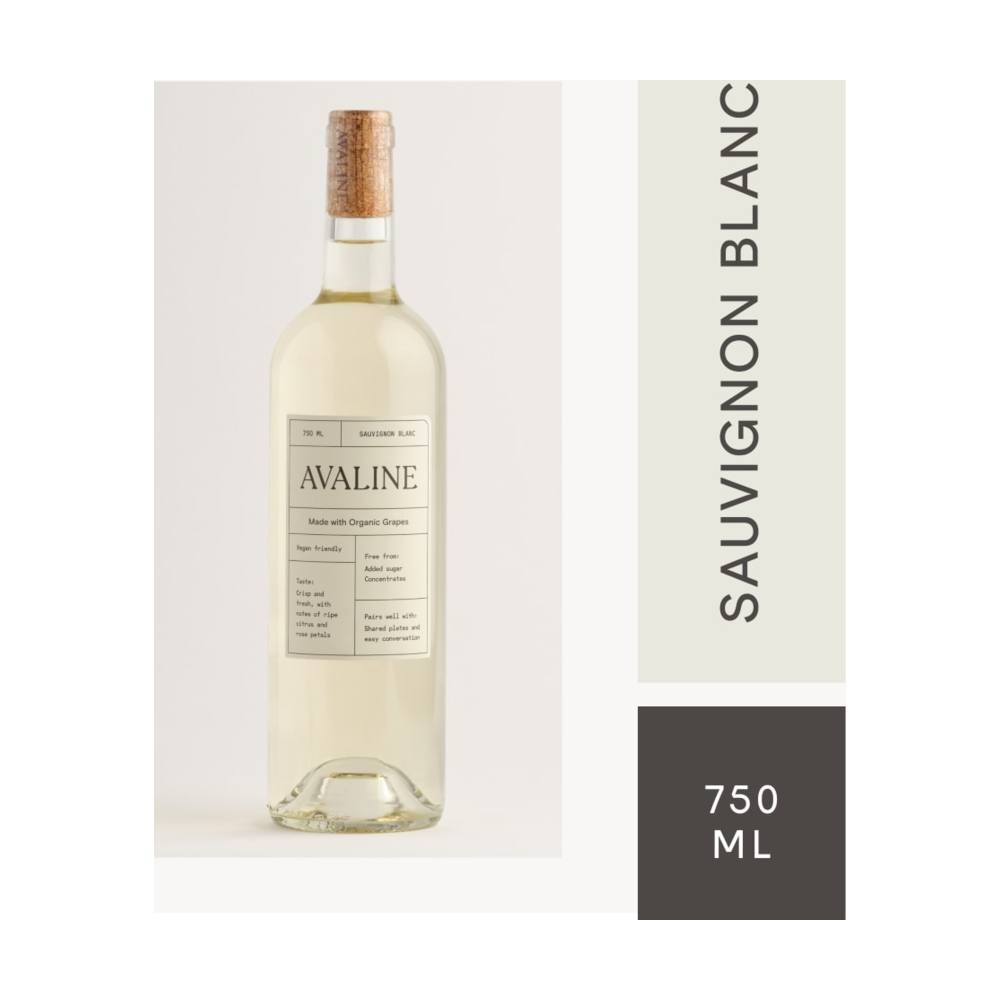 Avaline Organic Sauvignon Blanc French White Wine bottle