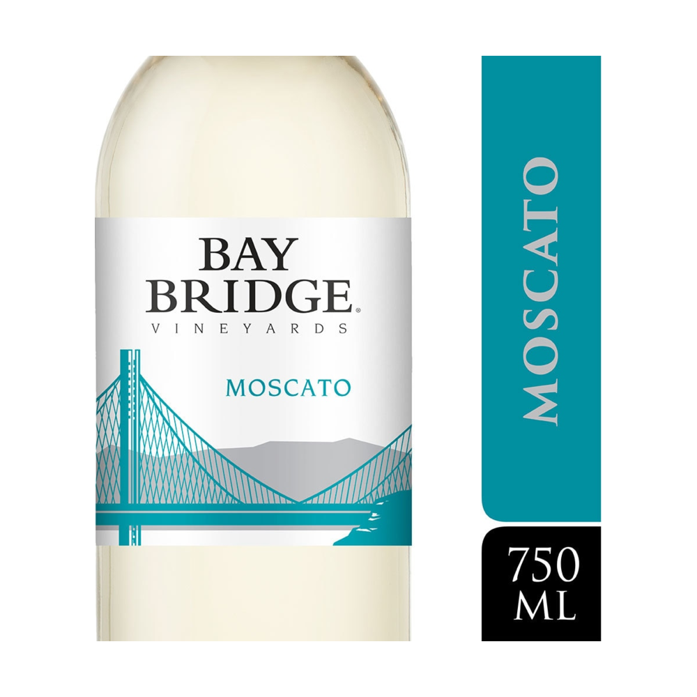 Bay Bridge Moscato White Wine bottle