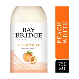 Bay Bridge Peach White Moscato Wine bottle