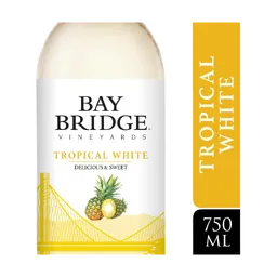 Bay Bridge Tropical White Moscato Wine bottle