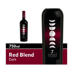 7 Moons Dark Side Red Blend California Wine bottle