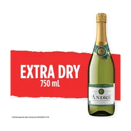 Andre Extra Dry Champagne California Sparkling Wine bottle