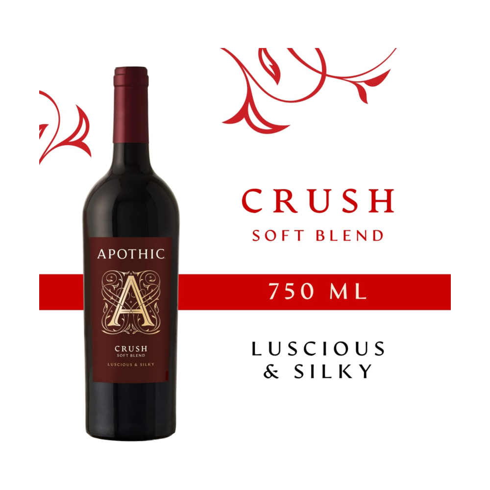 Apothic Crush Red Blend California Red Wine bottle
