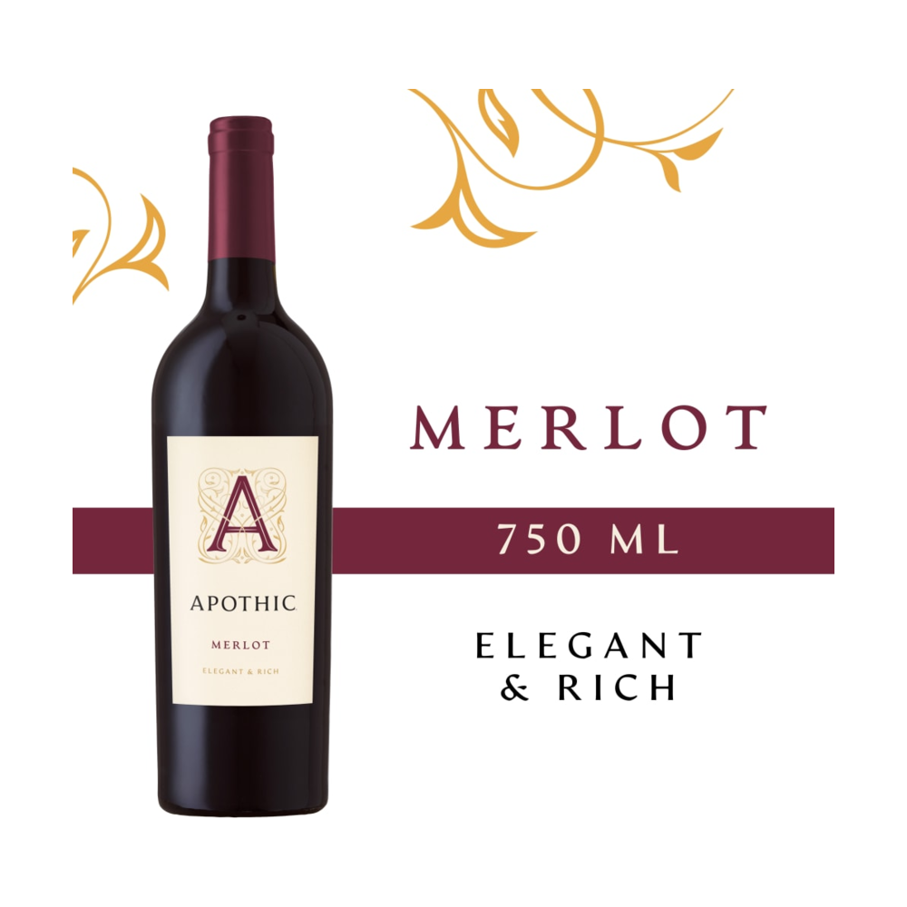 Apothic Merlot California Red Wine bottle