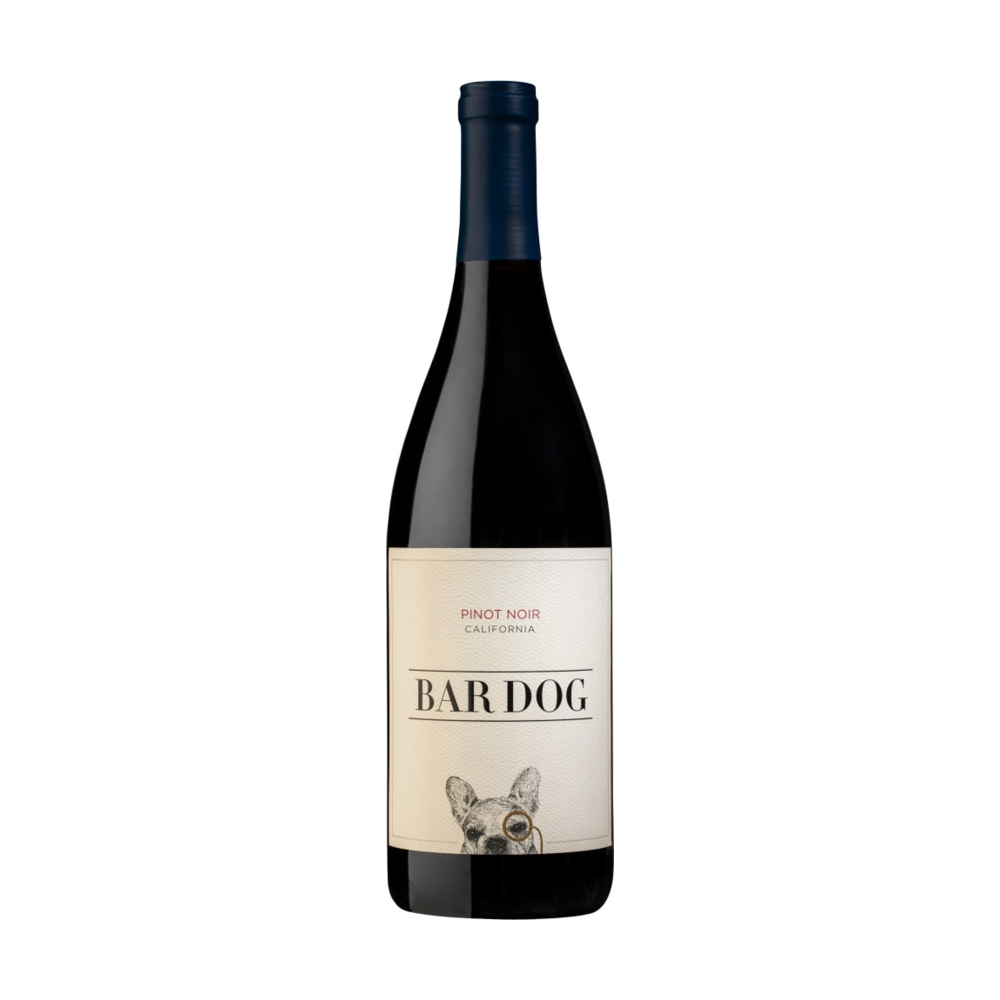 Bar Dog Pinot Noir California Red Wine bottle
