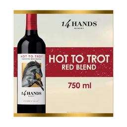 14 Hands Red Blend Hot to Trot Washington Wine bottle