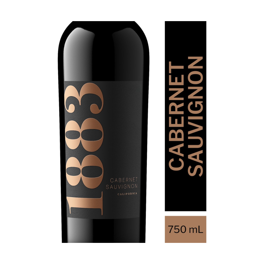 1883 by Wente Vineyards Cabernet Sauvignon California Red Wine bottle