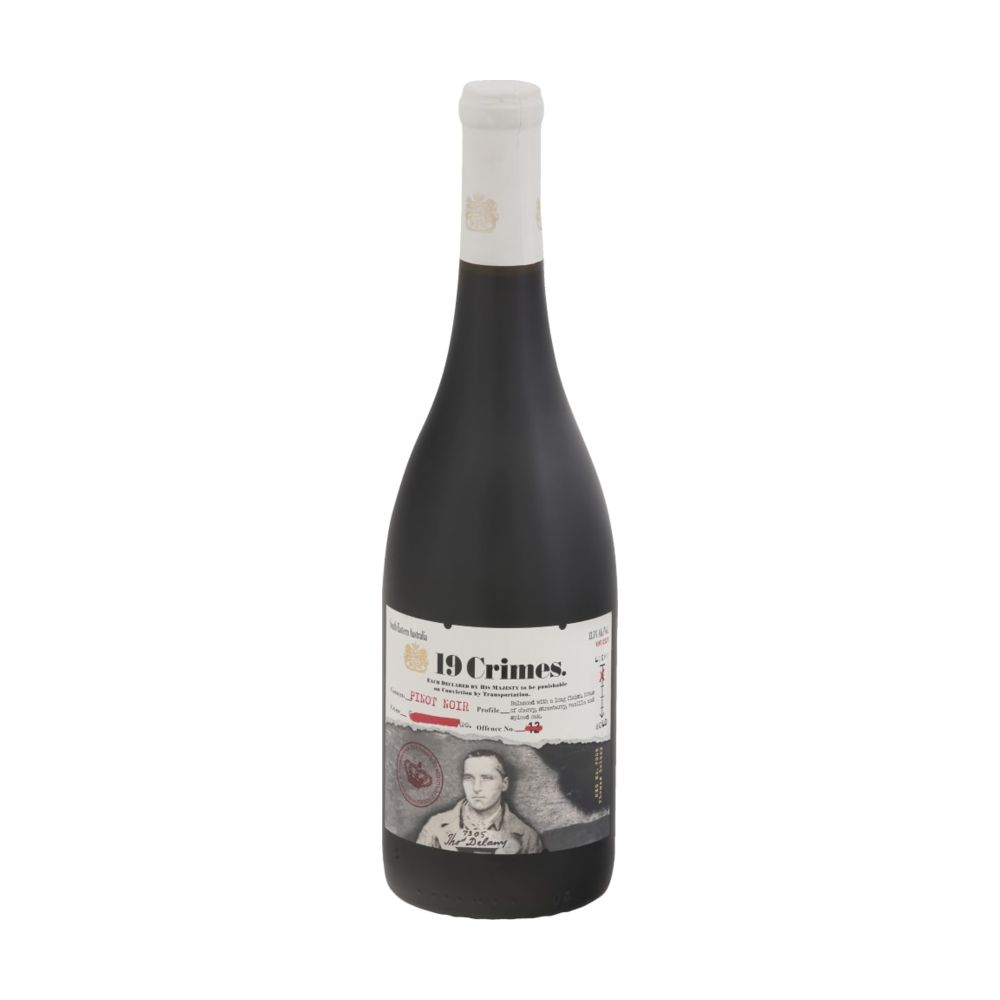 19 Crimes The Punishment Pinot Noir Red Wine bottle