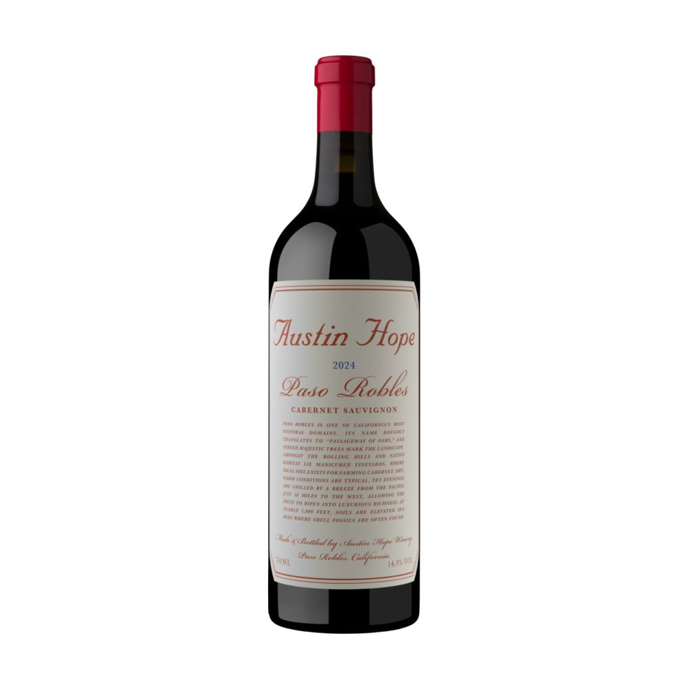 Austin Hope Cabernet Sauvignon California Red Wine bottle