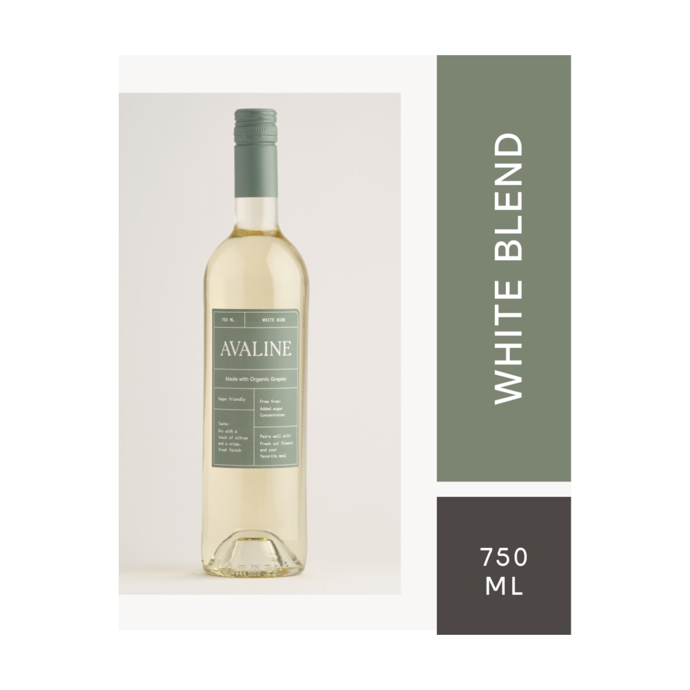 Avaline Organic White Blend Spanish White Wine bottle