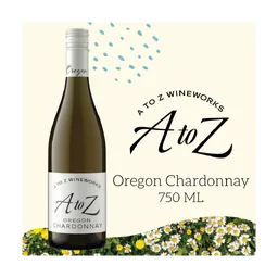 A to Z Wineworks Chardonnay Oregon White Wine bottle