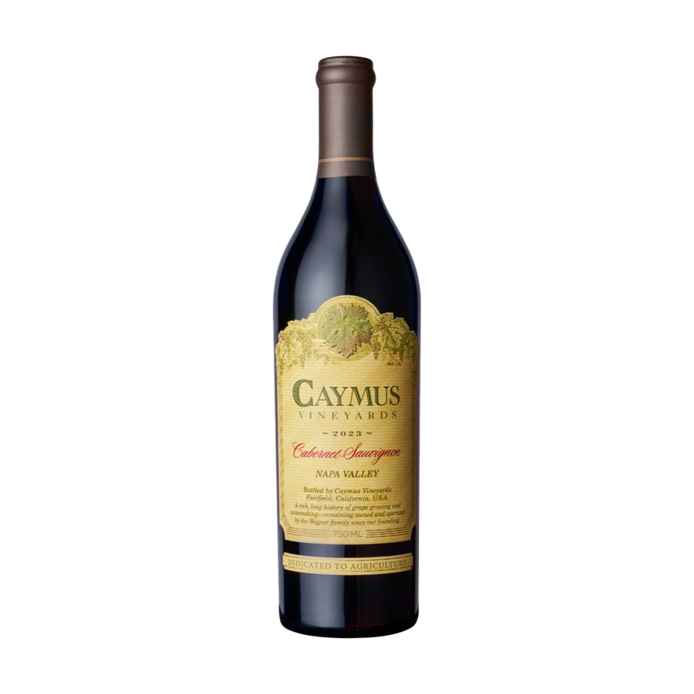 Caymus Vineyards Cabernet Sauvignon California Red Wine bottle