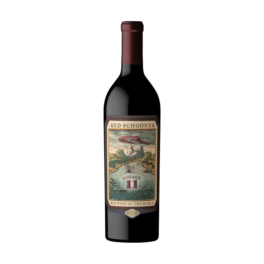 Red Schooner of the World Voyage 11 Malbec Argentina Wine bottle