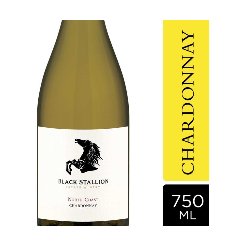 Black Stallion North Coast Chardonnay White Wine, California bottle