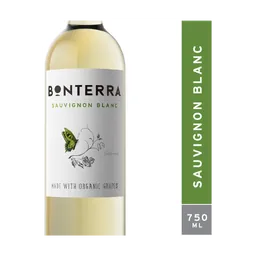 Bonterra Sauvignon Blanc California White Wine bottle