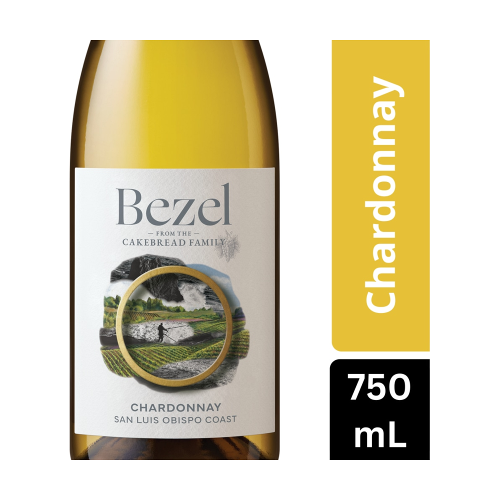 Bezel Chardonnay San Luis Obispo Coast California White Wine bottle