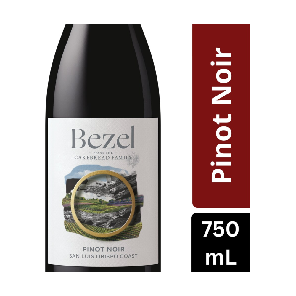 Bezel Pinot Noir San Luis Obispo Coast California Red Wine bottle