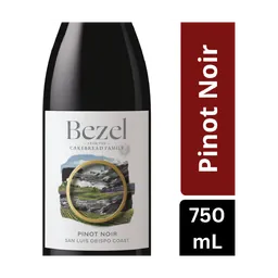 Bezel Pinot Noir San Luis Obispo Coast California Red Wine bottle