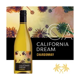 California Dream Chardonnay White Wine bottle