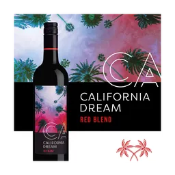 California Dream Red Blend Wine bottle