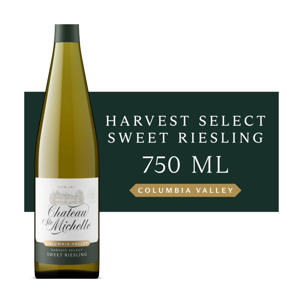 Chateau Ste. Michelle Harvest Select Riesling Washington White Dessert Wine bottle
