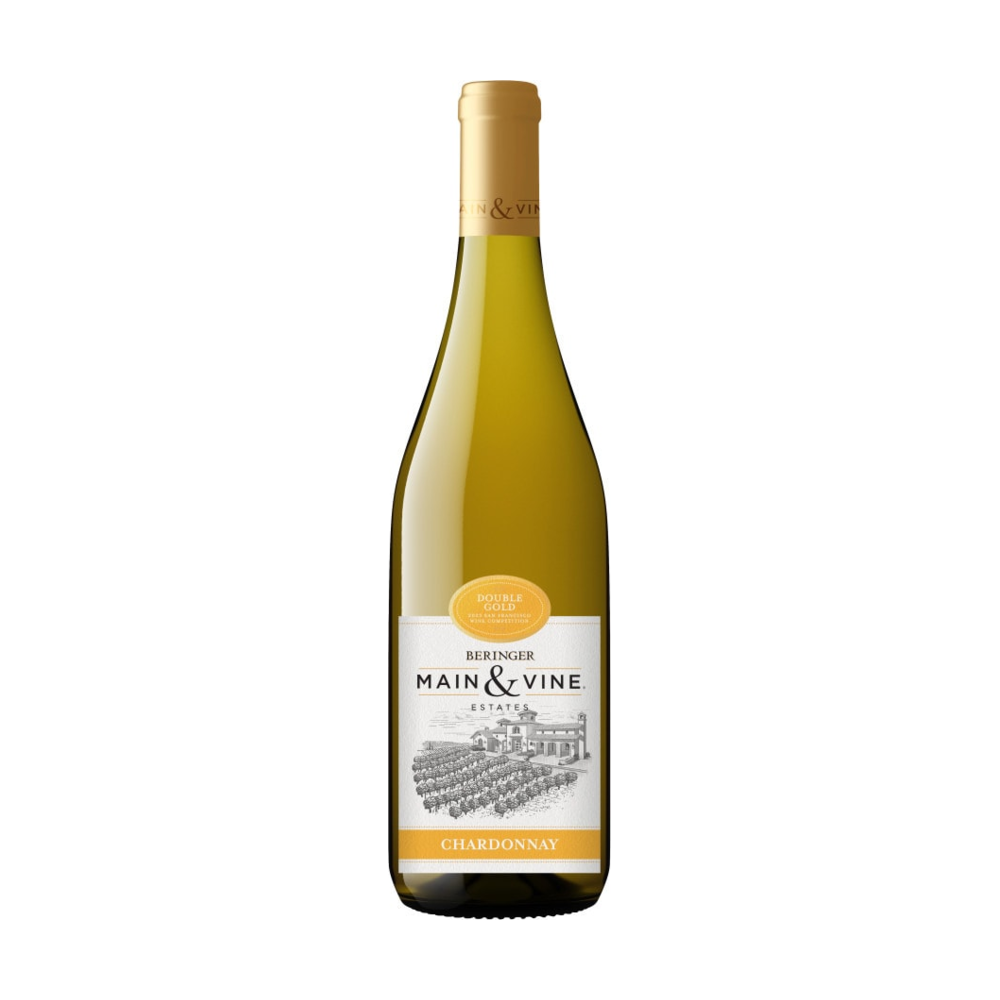 Beringer Main & Vine Chardonnay California White Wine bottle