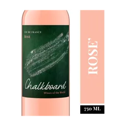 Chalkboard Rosé bottle