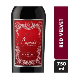 Cupcake Vineyards Red Velvet Blend California Wine bottle