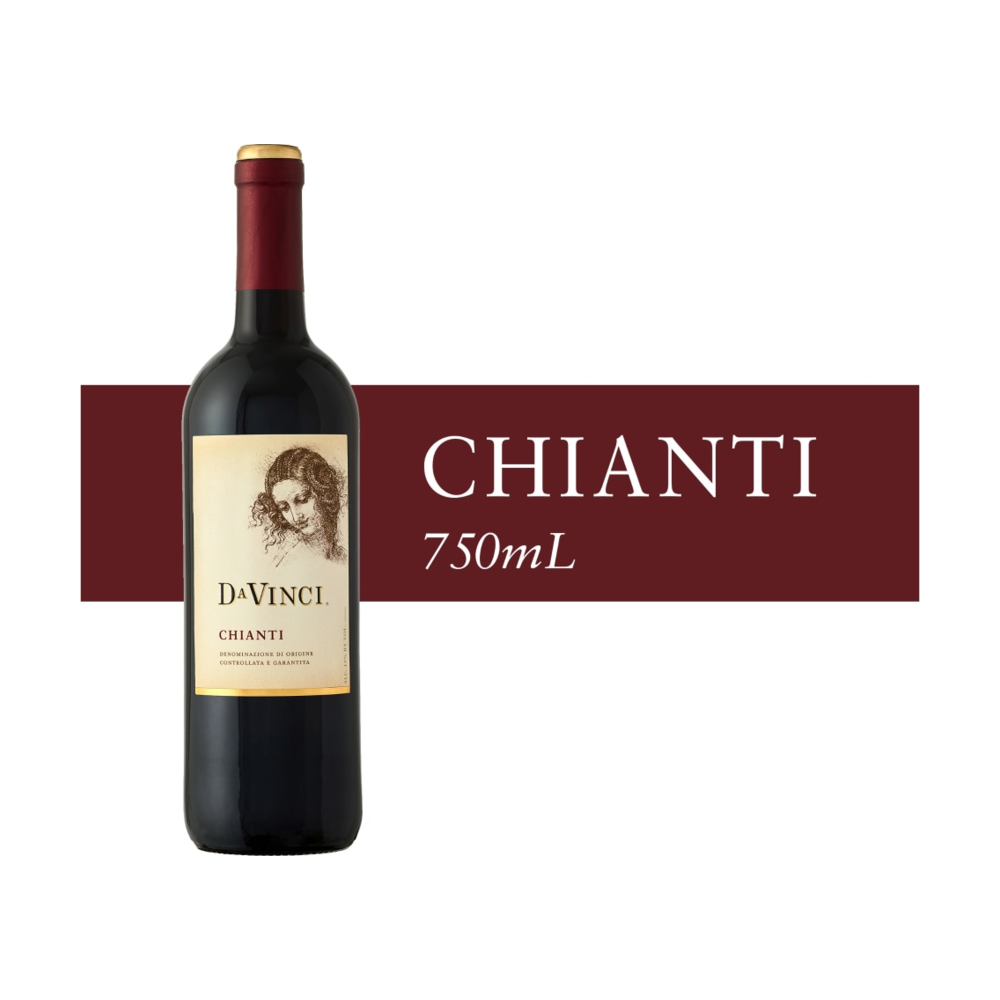 Da Vinci Chianti Italian Red Wine bottle