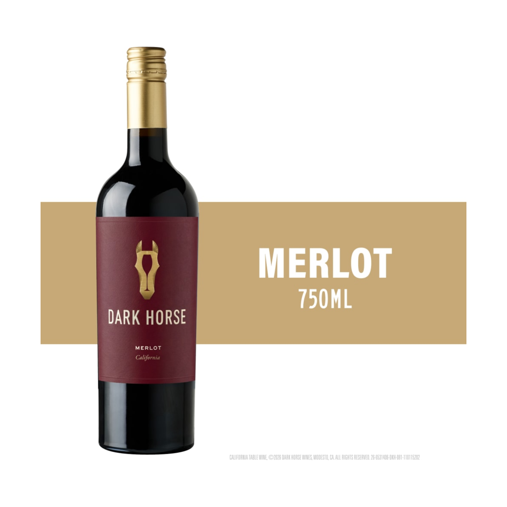 Dark Horse Merlot California Red Wine bottle