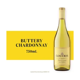 Clos Du Bois Buttery Chardonnay California White Wine bottle