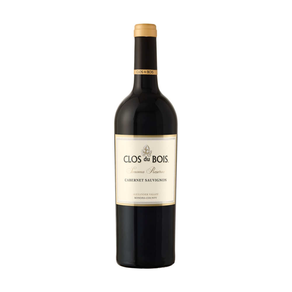 Clos du Bois Sonoma Reserve Cabernet Sauvignon California Red Wine bottle