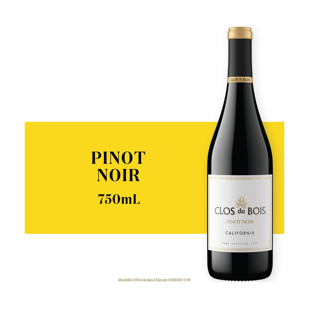 Clos du Bois Pinot Noir California Red Wine bottle