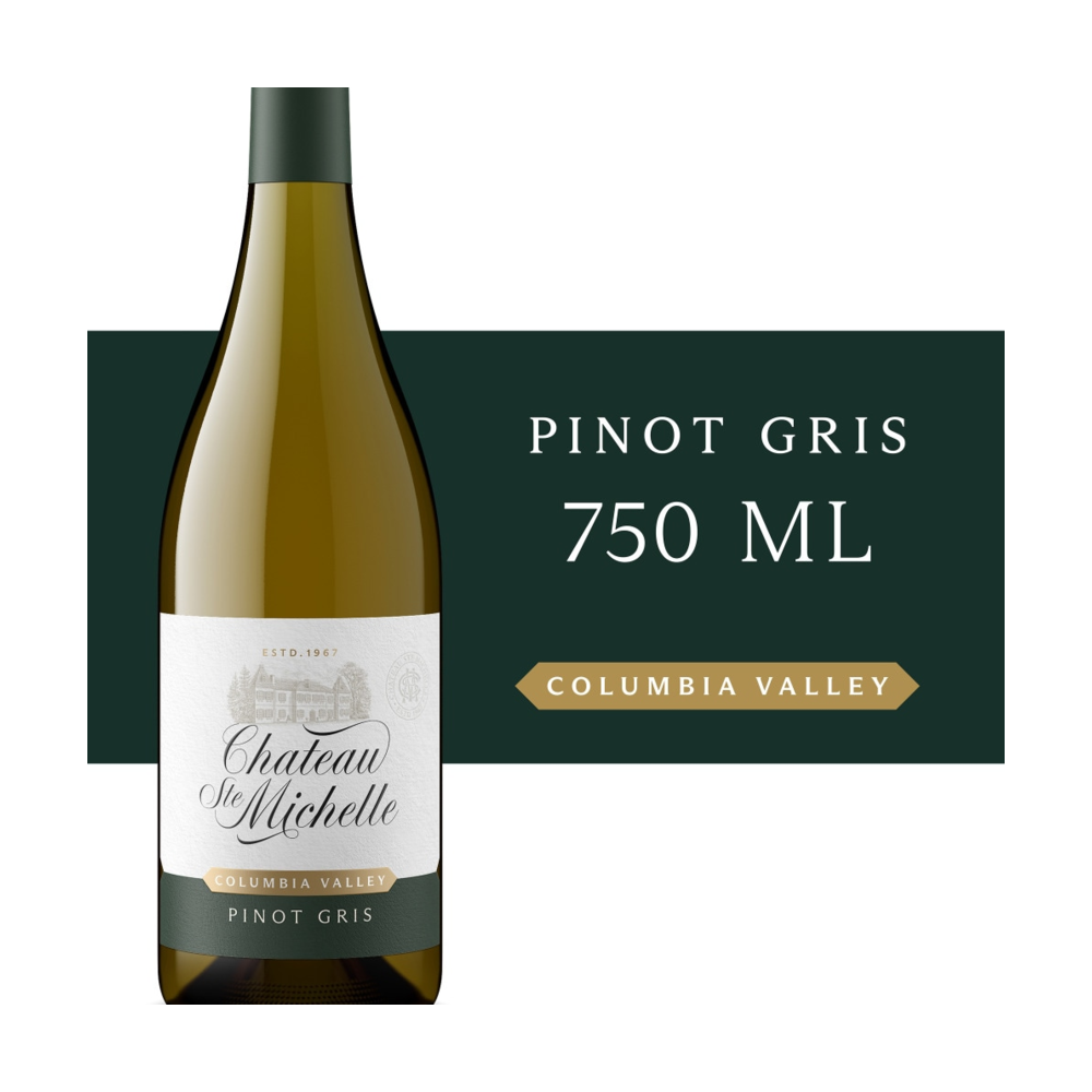 Chateau Ste. Michelle Pinot Gris Washington White Wine bottle