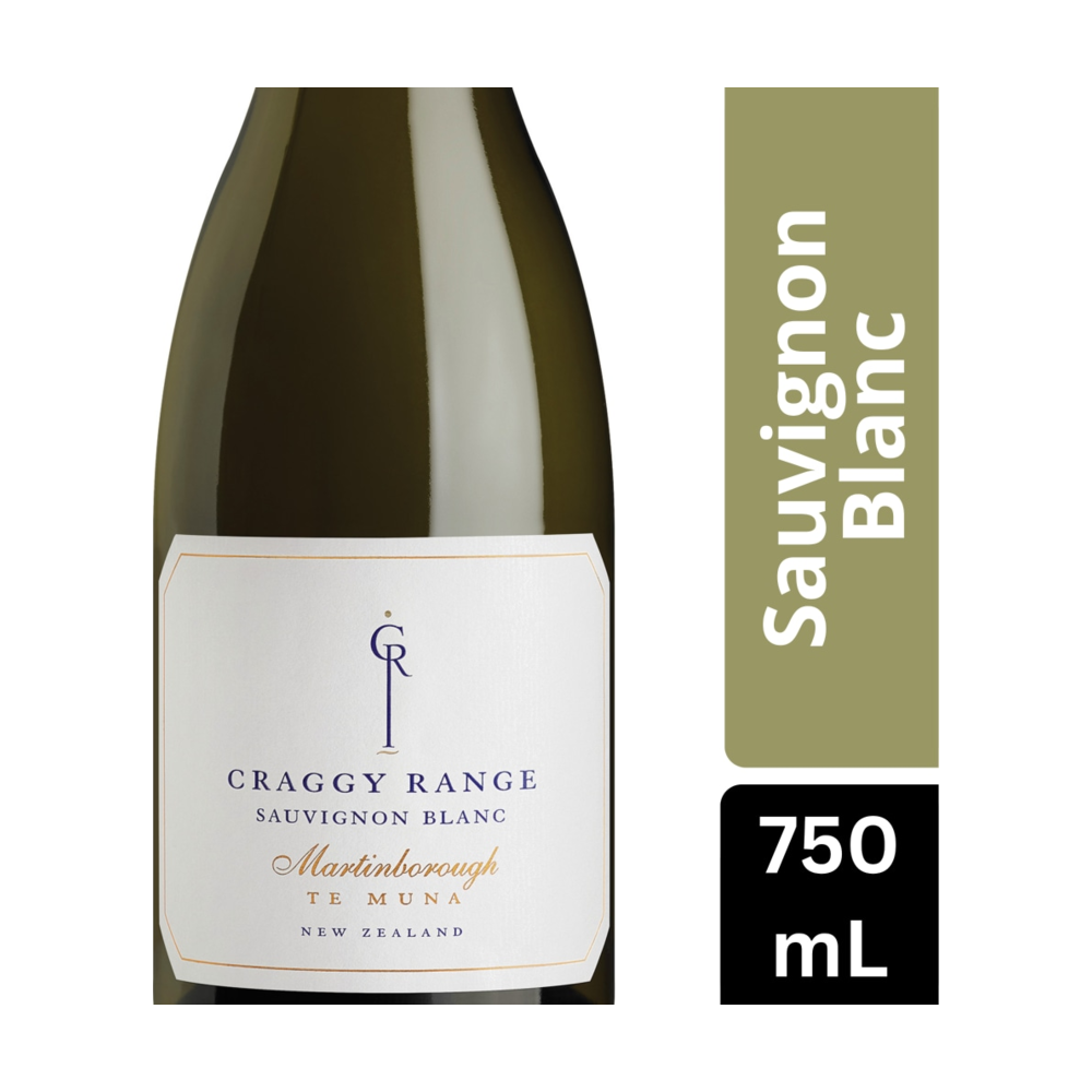 Craggy Range Te Muna Sauvignon Blanc New Zealand White Wine bottle