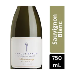 Craggy Range Te Muna Sauvignon Blanc New Zealand White Wine bottle