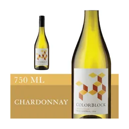 Color Block Chardonnay bottle