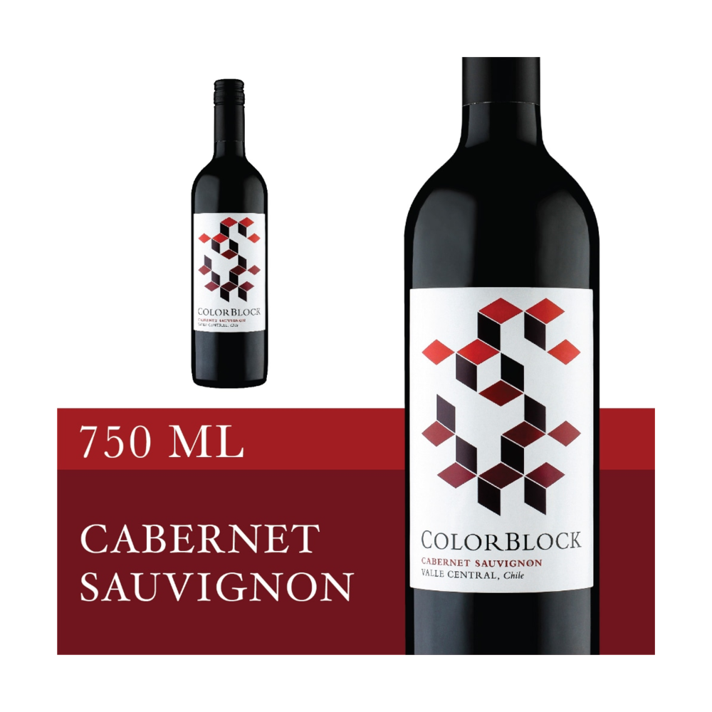 Color Block Cabernet Sauvignon bottle
