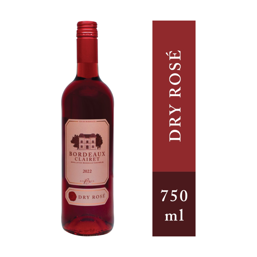 Chevalier du Grand Robert Clairet Rose Wine bottle