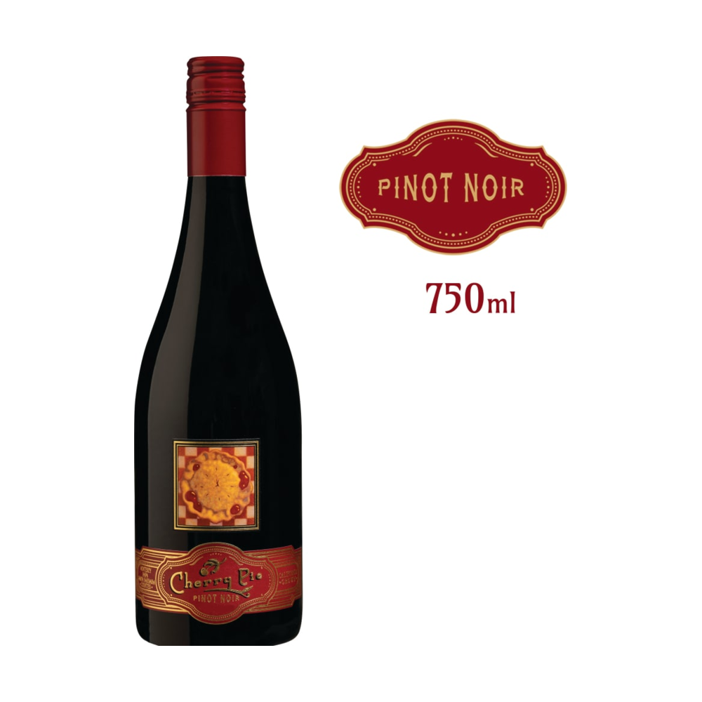 Cherry Pie Tri-County Pinot Noir Red Wine bottle