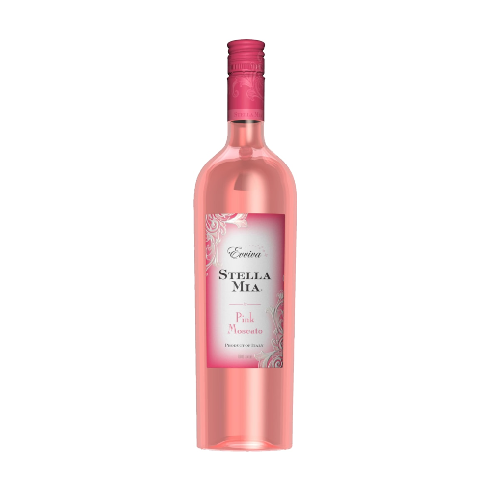 Evviva Stella Mia Pink Moscato bottle