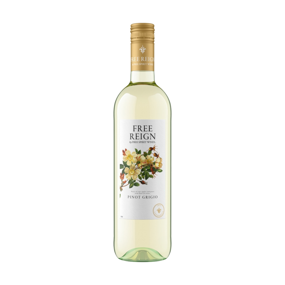 Free Reign Pinot Grigio California White Wine bottle