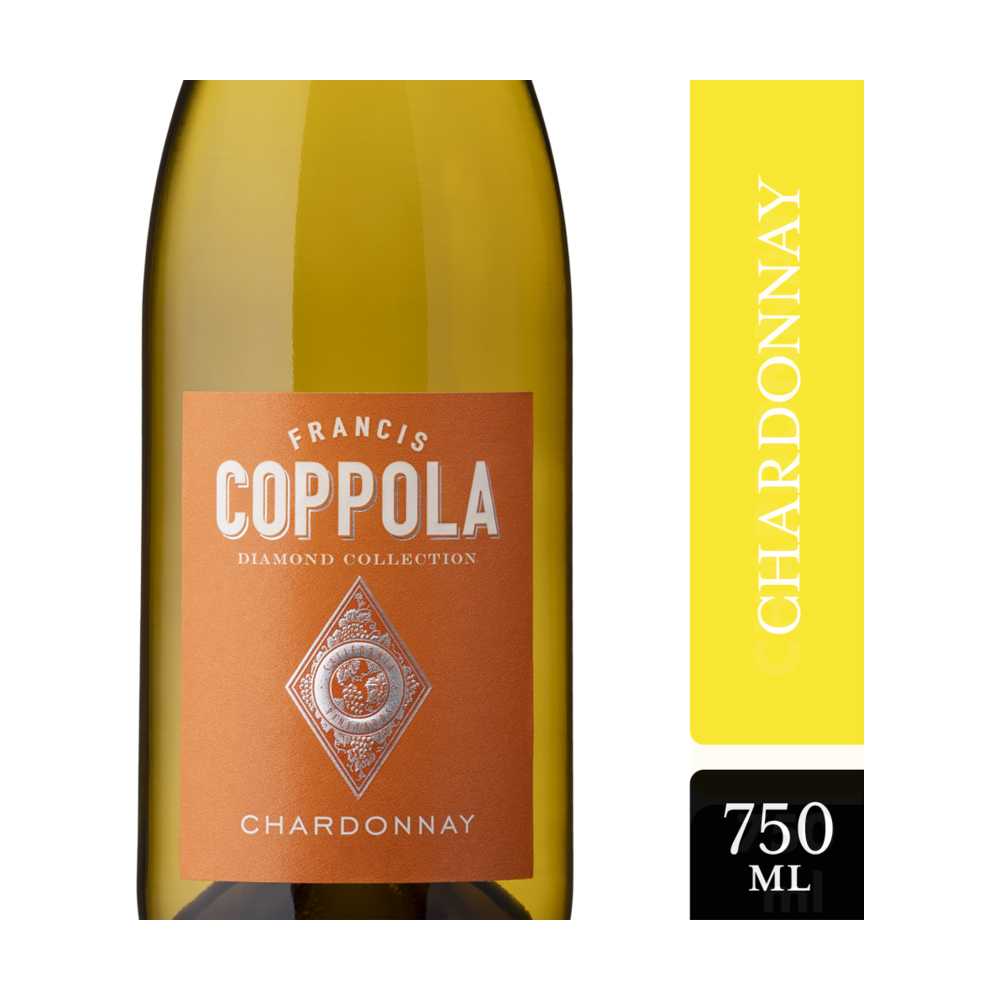 Francis Coppola Diamond Collection Chardonnay White Wine, California, 750 mL bottle