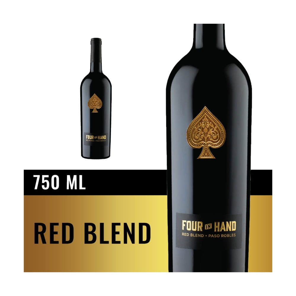 Four In Hand Red Blend Wine bottle