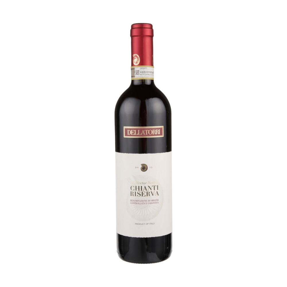 Dellatorri Chianti Riserve Italian Red Wine bottle