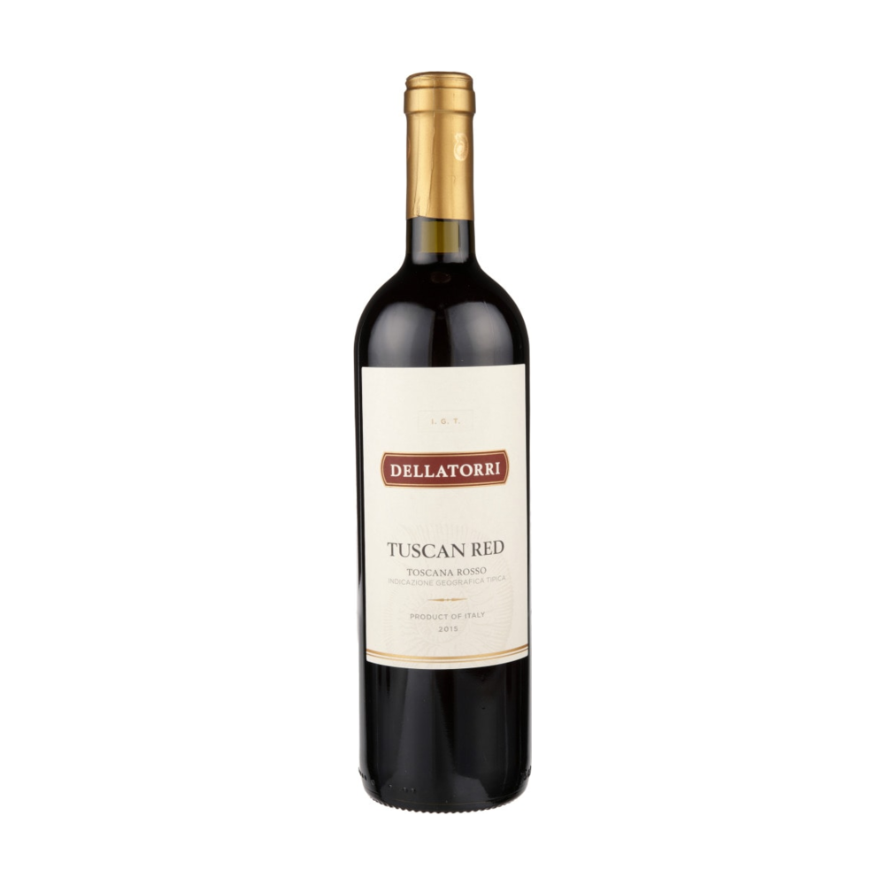 Dellatorri Tuscan Red Blend Italian Wine bottle