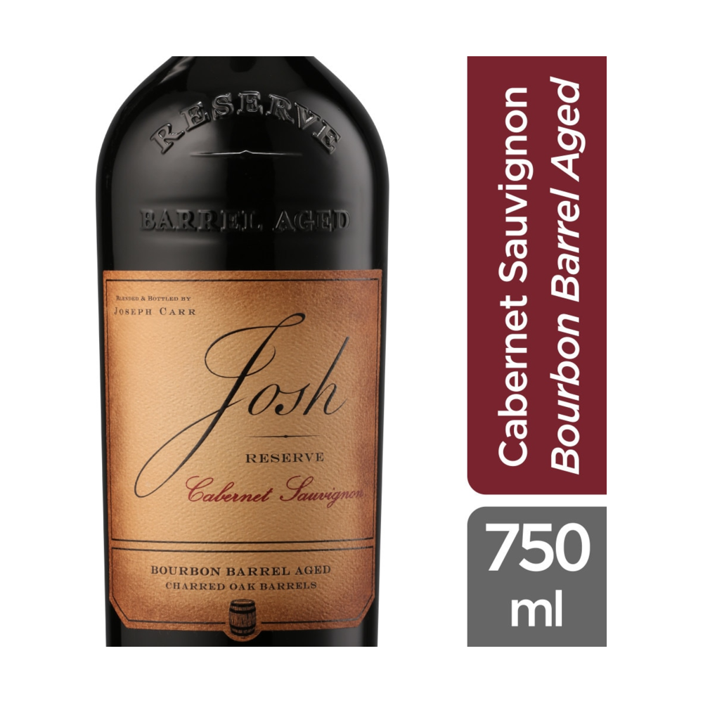 Josh Cellars Bourbon Barrel Aged Reserve Cabernet Sauvignon California Red Wine bottle
