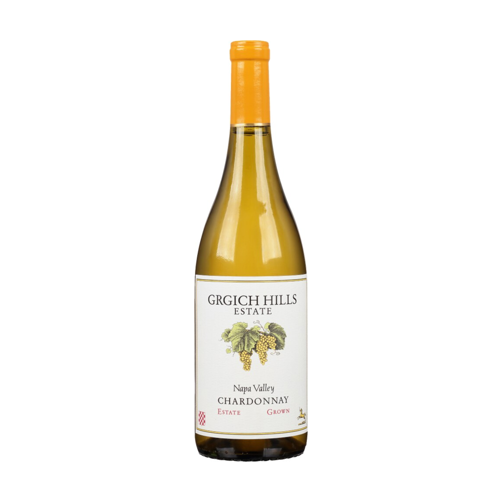 Grgich Hills Chardonnay California White Wine bottle