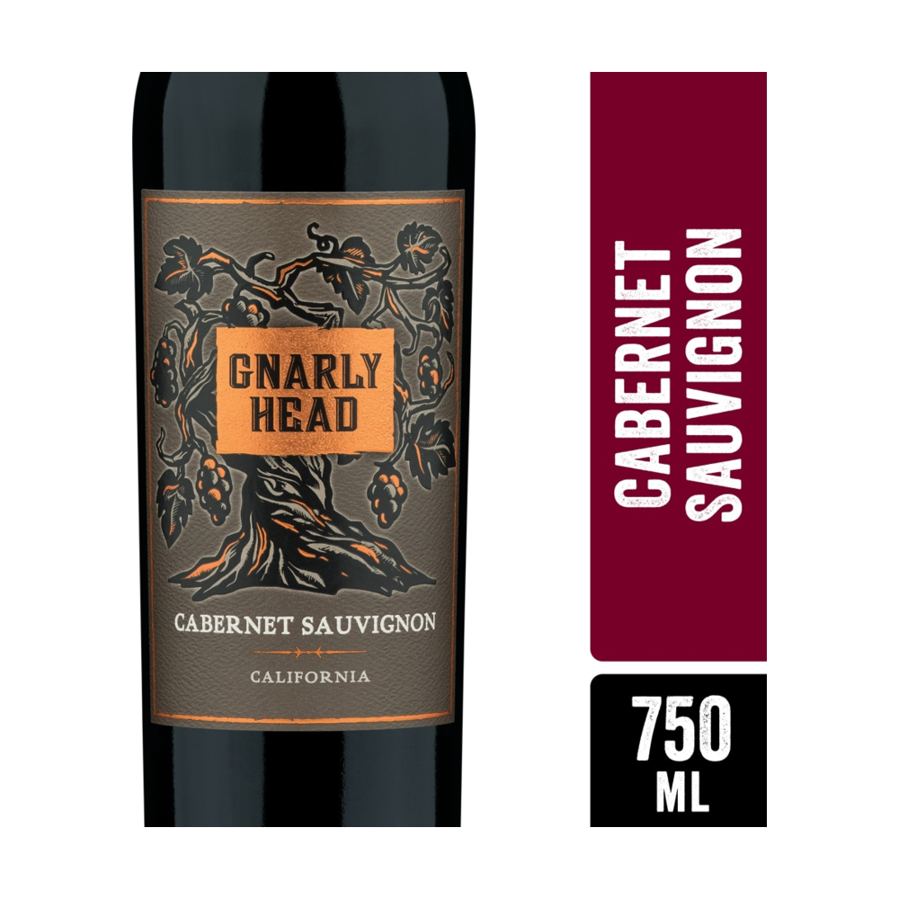 Gnarly Head Cabernet Sauvignon Red Wine, California bottle